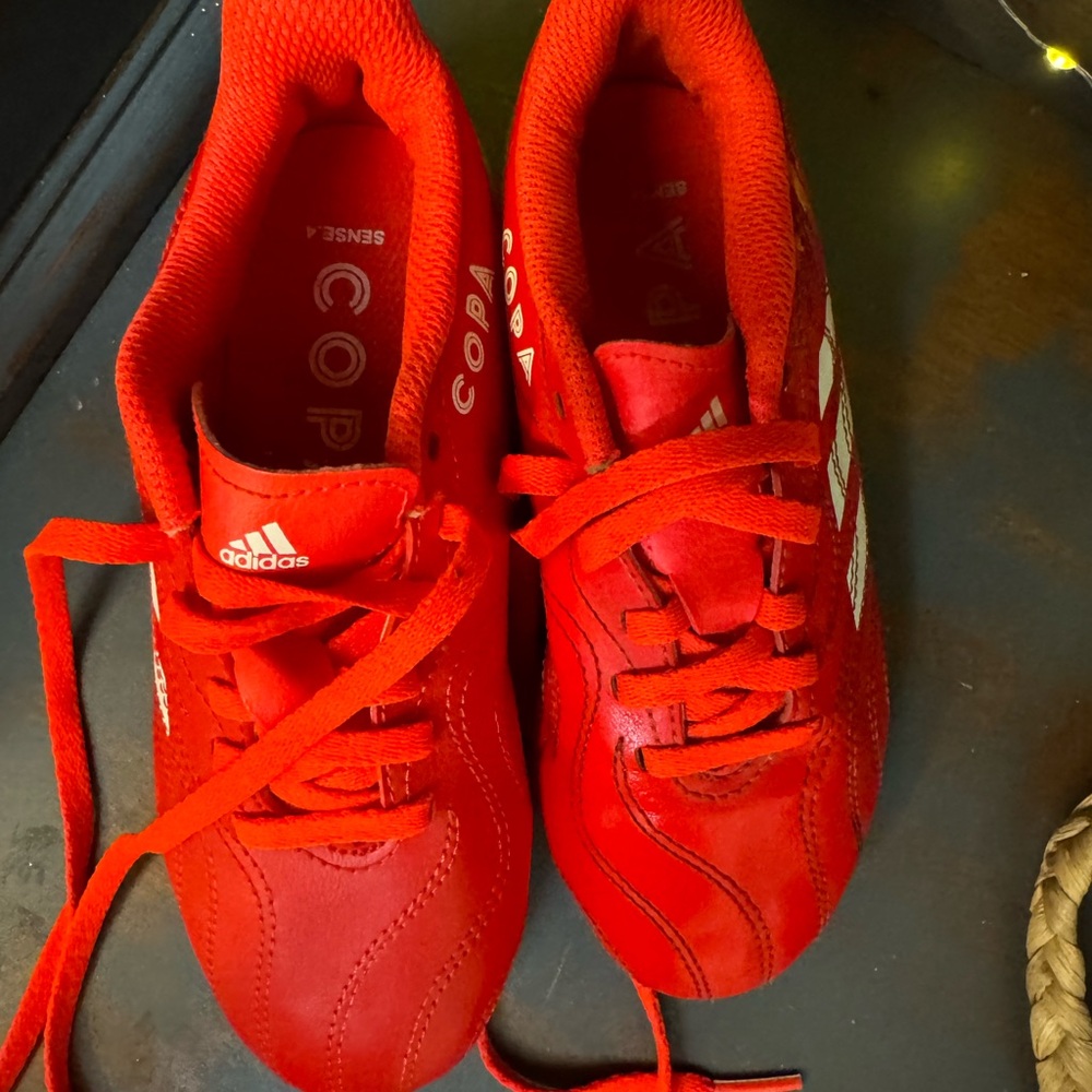 Adidas soccer cleats kids size 13
